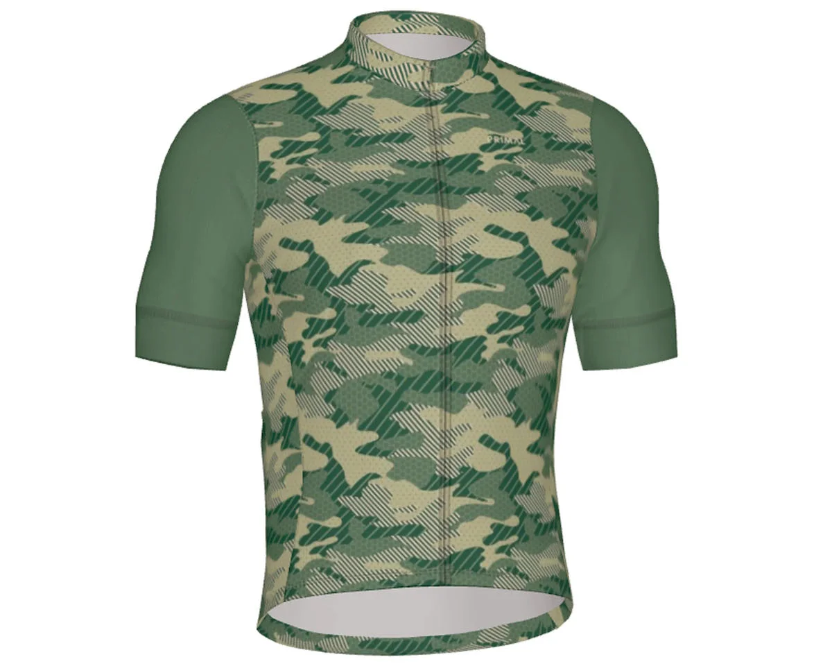Primal Wear Men's Helix 2.0 Jersey (Green Camo) (S)